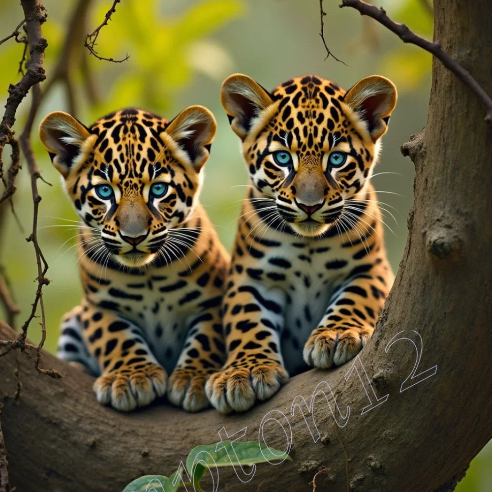 Mutant JAGUAR Cubs 13” x 19” Fine Art Prints - Only Six Sets made